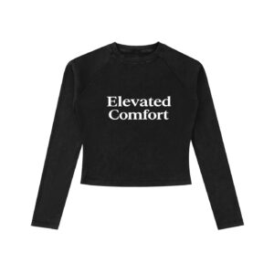 Fueled Casual Comfort's Women's Dyed Washed Long Sleeve Slim T-Shirt
