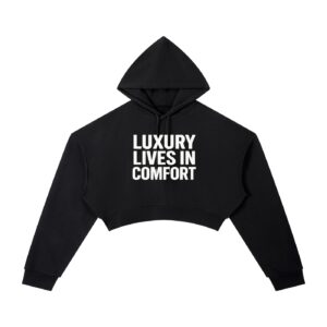 Fueled Casual Comfort's Women's Essential Cropped Hoodie