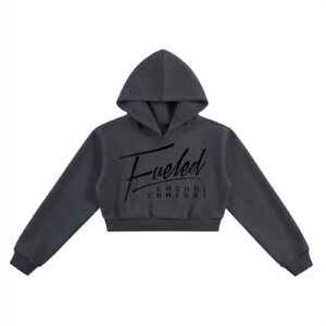Fueled Casual Comfort's Women's Essential Cropped Hoodie