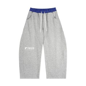 Fueled Casual Comfort's Unisex Plaid Waistband Barrel Sweatpants