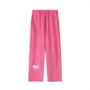 Fueled Casual Comfort's Unisex Rose Red Vintage Washed Sweatpants