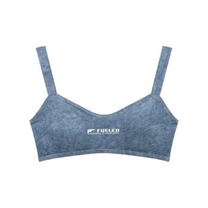 Fueled Casual Comfort's Women's Faux Denim Sports Bra