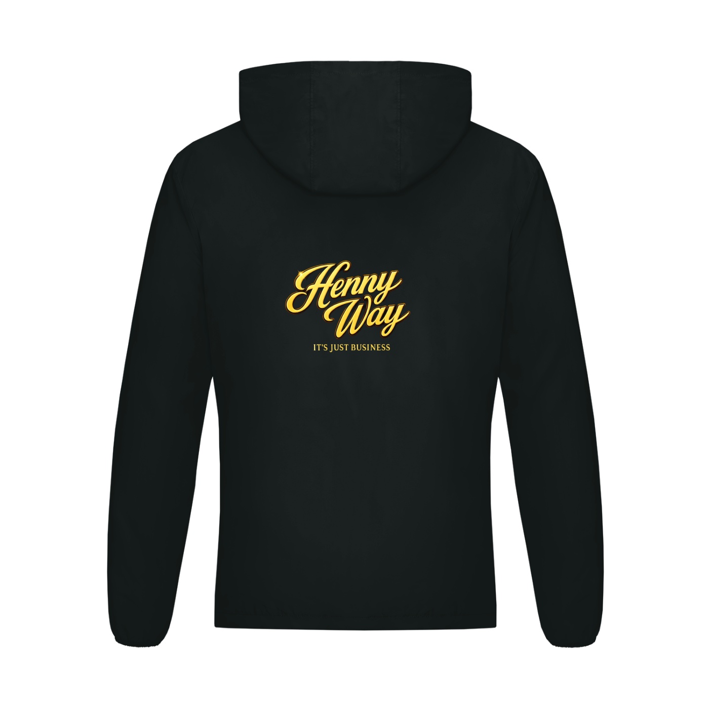 Henny Way It's Just Business's Men's Soft Hooded Sports Jacket - Image 2