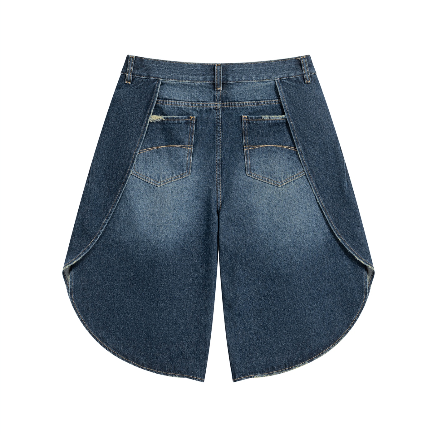 Fueled Casual Comfort's Men’s Wide Leg Denim Shorts - Image 2