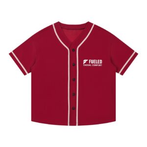 Fueled Casual Comfort's Unisex Contrast Piped Button-Up Jersey