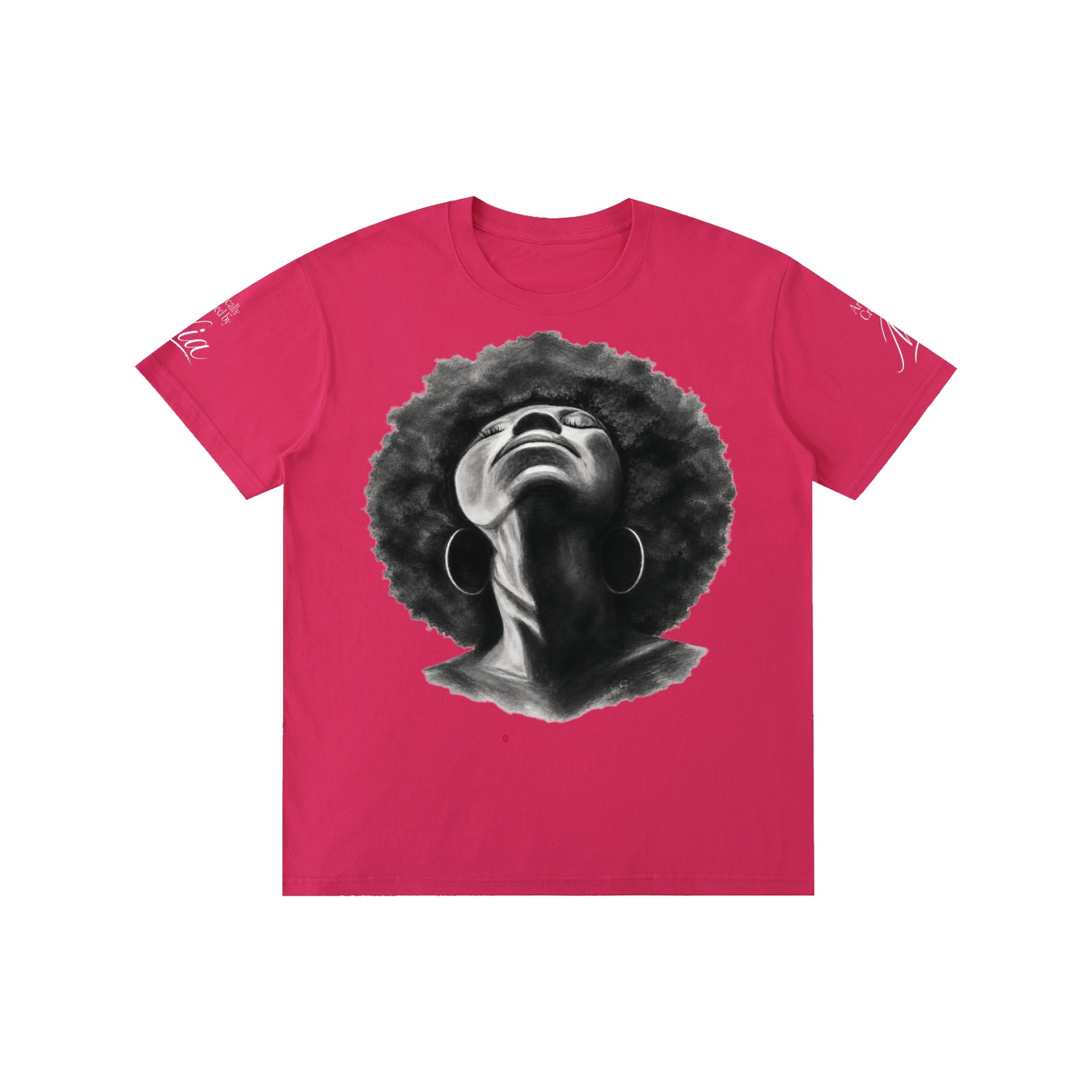 Fueled Casual Comfort's Limited Nia Unisex Art Collection Cotton T - Image 3