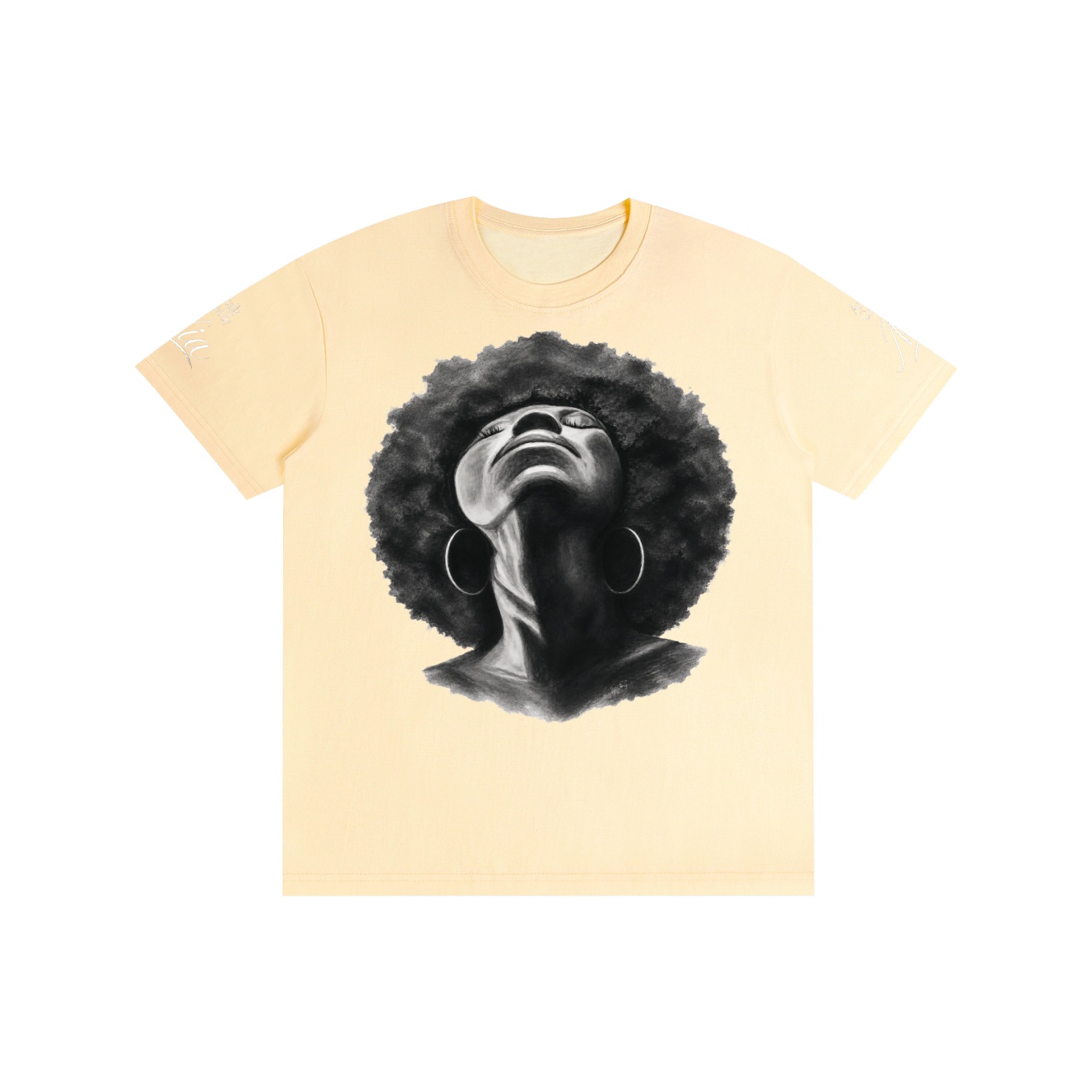 Fueled Casual Comfort's Limited Nia Unisex Art Collection Cotton T - Image 9
