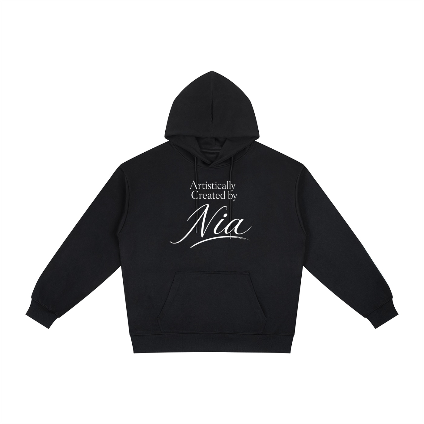 Fueled Casual Comfort's Limited Unisex Nia' Art Collection Relaxed Fit Hoodie
