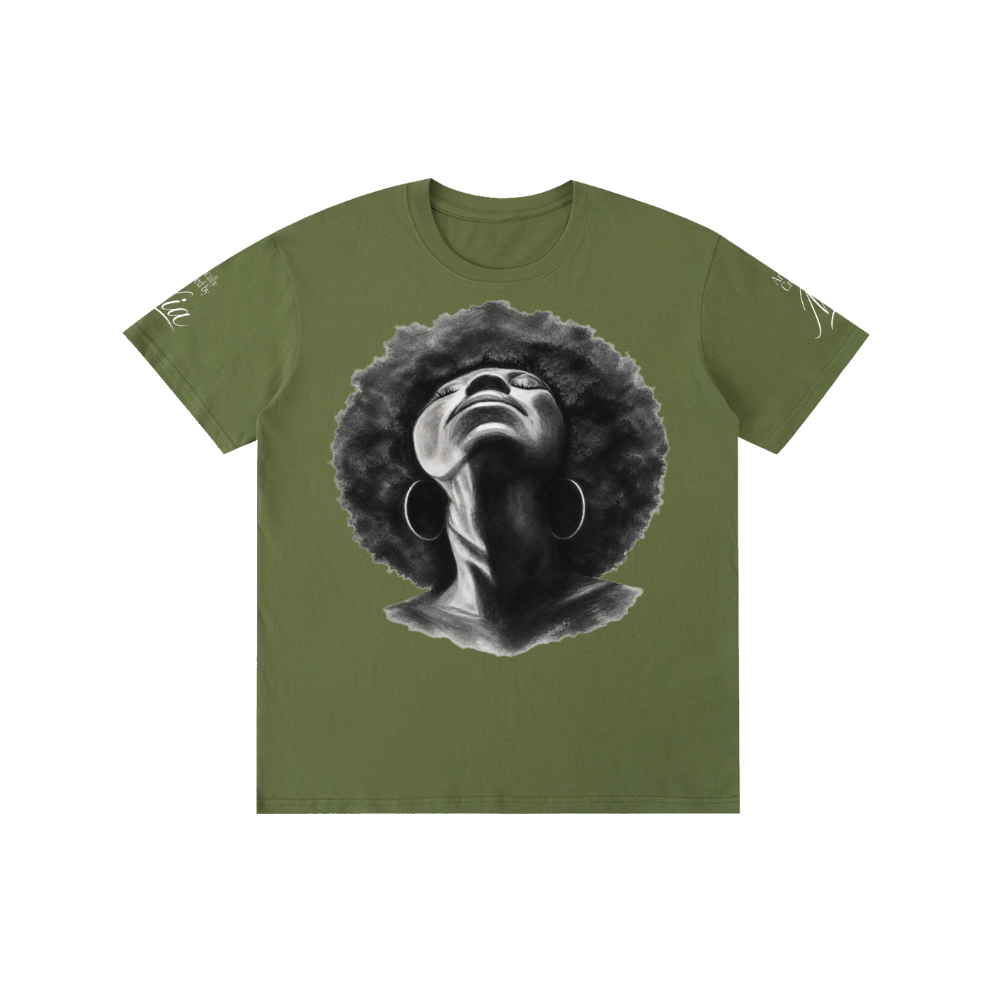 Fueled Casual Comfort's Limited Nia Unisex Art Collection Cotton T - Image 15