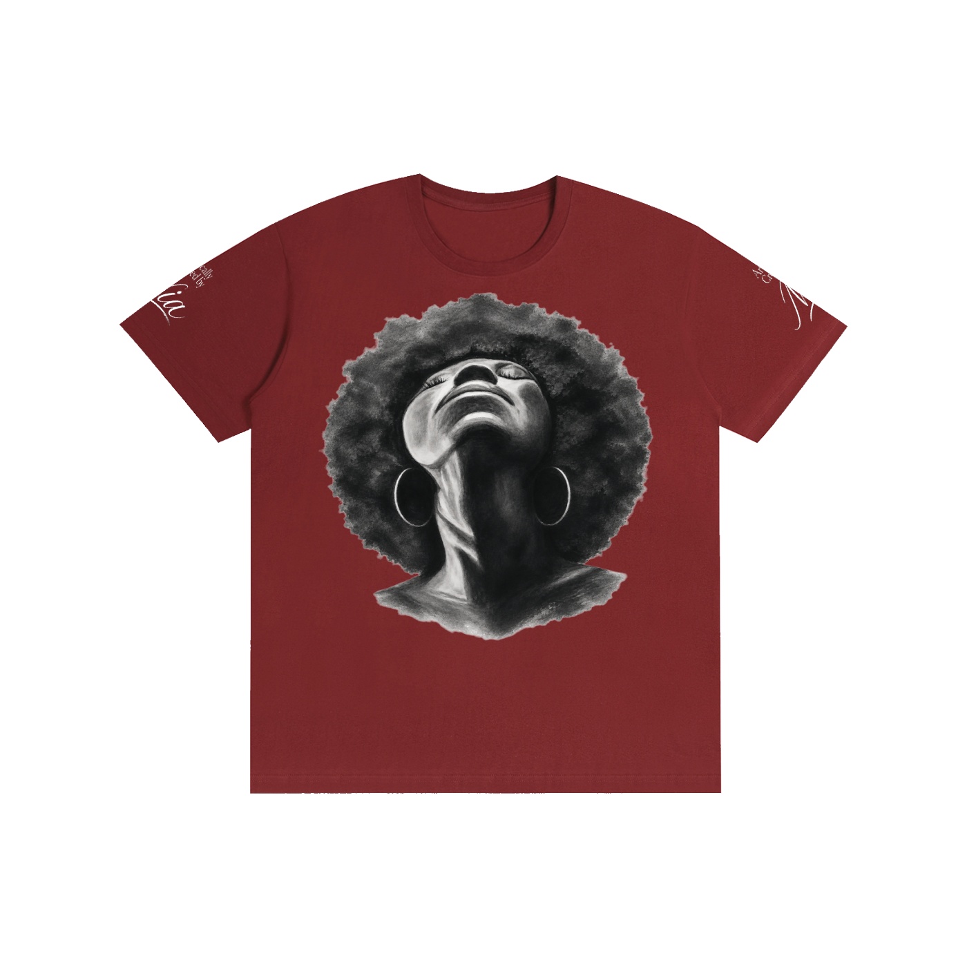 Fueled Casual Comfort's Limited Nia Unisex Art Collection Cotton T - Image 13