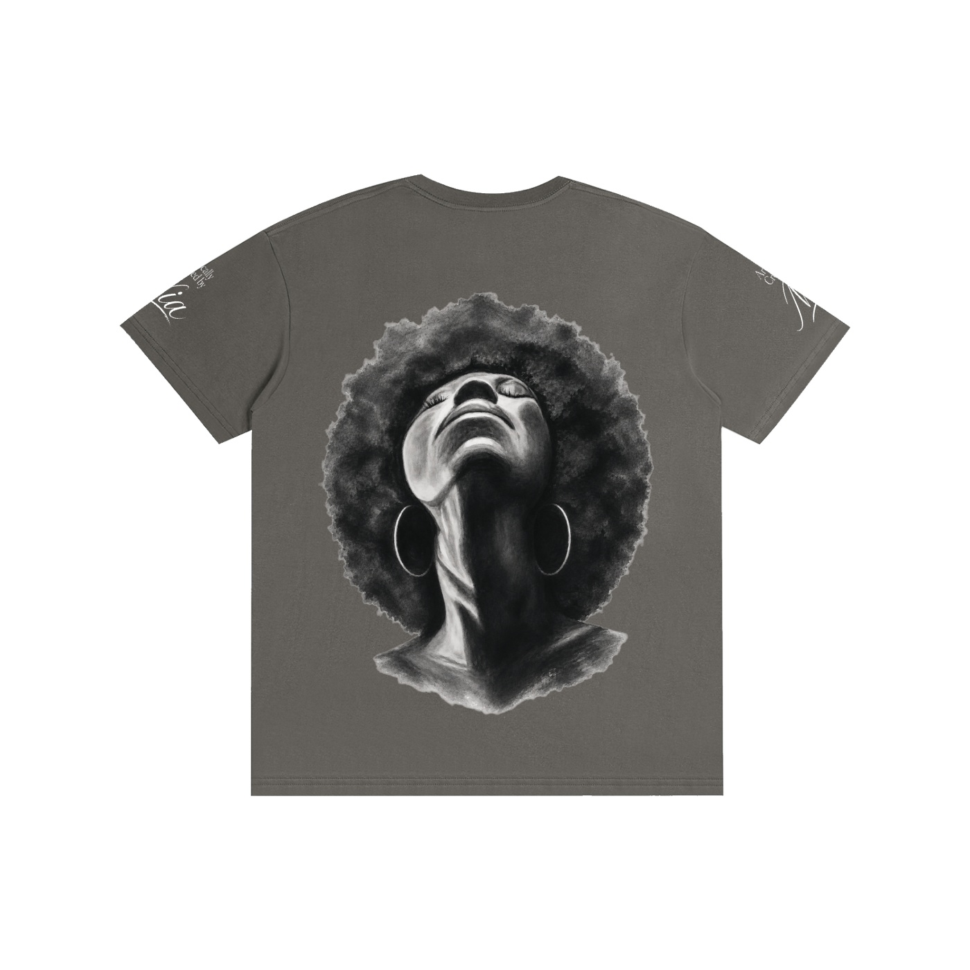 Fueled Casual Comfort's Limited Nia Unisex Art Collection Cotton T - Image 6