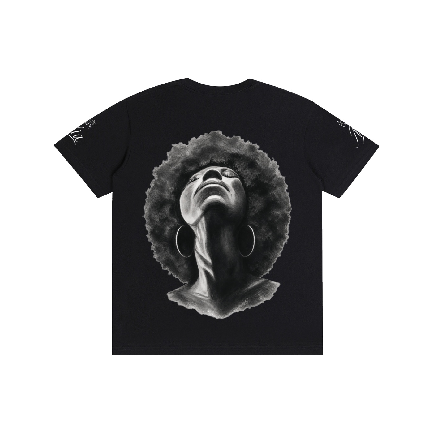 Fueled Casual Comfort's Limited Nia Unisex Art Collection Cotton T - Image 2