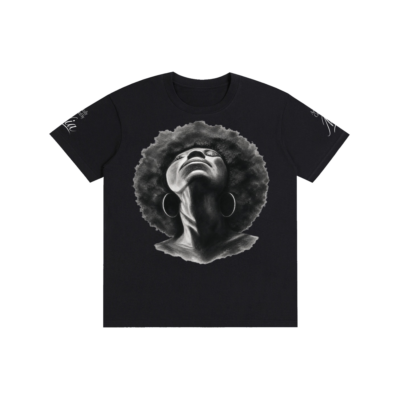 Fueled Casual Comfort's Limited Nia Unisex Art Collection Cotton T