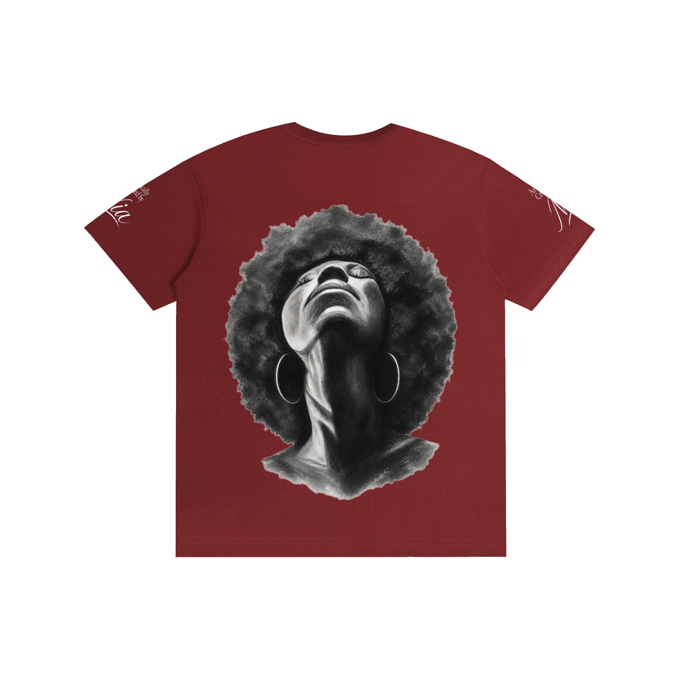 Fueled Casual Comfort's Limited Nia Unisex Art Collection Cotton T - Image 14