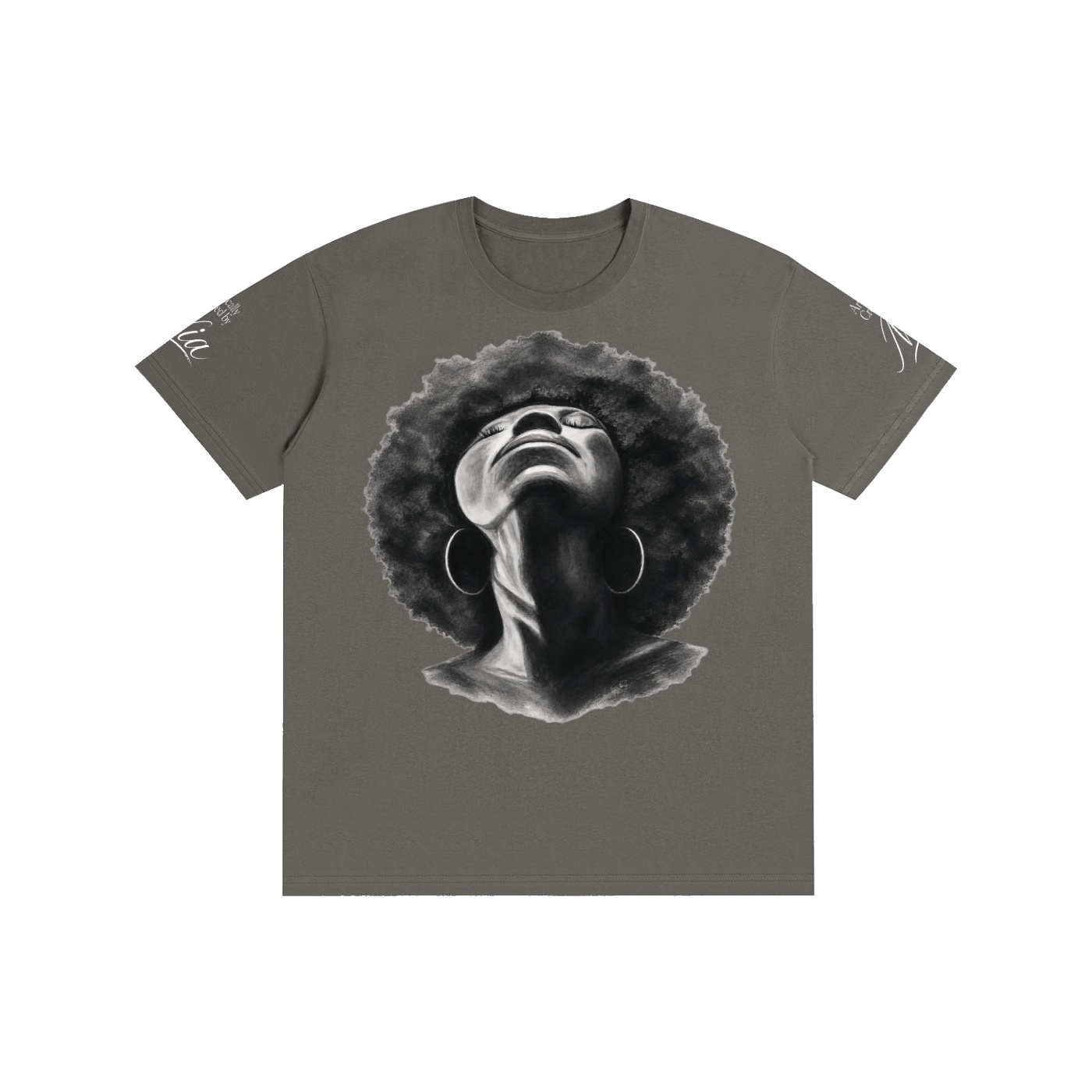 Fueled Casual Comfort's Limited Nia Unisex Art Collection Cotton T - Image 5